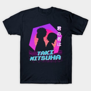 Taki Mitsuha - Vaporwave T-Shirt